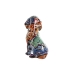 Dekorativ figur Home ESPRIT Multifarvet Hund 13,5 x 9,5 x 19,5 cm