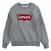 Dječja Majica bez Kapuljače Levi's  Batwing Crewneck  Tamno sivo