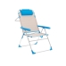 Gepolsterte Campingstuhl Marbueno Blau Beige 67 x 99 x 66 cm