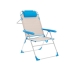 Polstrede Campingstolen Marbueno Blå Beige 67 x 99 x 66 cm