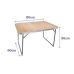 Folding Table Marbueno 80 x 50 x 60 cm Multicolour