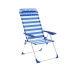 πτυσσόμενη καρέκλα Marbueno Μπλε Λευκό 69 x 110 x 58 cm