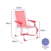 Folding Chair Marbueno Koralli 59 x 83 x 51 cm