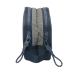 Trousse Fourre-Tout Double Kappa Dark Navy Bleu Gris 21 x 6 x 8 cm