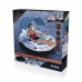 Bestway Uppblåsbara Ring med Handtag Rapid Rider med Parasoll D137 cm Strand och Pool 43725