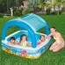 Bestway Piscine Gonflable Enfant avec Toit Détachable 140x140x114 cm +2 Ans Jardin 52192