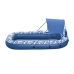 Bestway Materassino Gonfiabile con Parasole Comfort Plush 198x112 cm Spiaggia e Piscina 43732