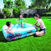 Bestway Piscina Hinchable Infantil Techo Desmontable 140x140x114 cm +2 Años Jardin 52192