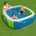 Bestway Piscina Hinchable con Mirillas 168x168x56 cm +6 Años Jardin 51132