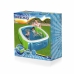 Bestway Piscina Gonfiabile con Finestrini 168x168x56 cm +6 Anni Giardino 51132
