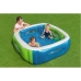 Bestway Piscina Hinchable con Mirillas 168x168x56 cm +6 Años Jardin 51132