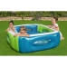 Bestway Aufblasbarer Pool mit Fenstern 168x168x56 cm +6 Jahre Garten 51132