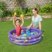 Bestway Opblaasbaar Kinderzwembad 3 Ringen met Ballen 102x25 cm +2 Jaar Binnen en Tuin 52466