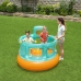 Bestway Opblaasbare Springkussen Spellen met Ballen 152x152x117 cm +3 Jaar Binnen en Tuin 52344