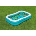 Bestway Uppblåsbar Pool 2 Kammare 3D Marinbotten med Tillbehör 262x175x51 cm +3 År Trädgård 54177