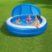 Bestway Piscina Hinchable 2 Camaras Parasol 241x241x140 cm +6 Años Jardin 54337