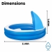 Bestway Piscina Hinchable 2 Camaras Parasol 241x241x140 cm +6 Años Jardin 54337