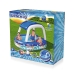 Bestway Opblaasbaar Kinderzwembad Afneembaar Dak Boot met Stuurwiel 213x155x132 cm +3 Jaar Tuin 54370