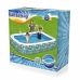 Bestway Piscina Hinchable Infantil Juego Basket 251x168x102 cm +3 Años Jardin 54122