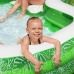 Uppblåsbar plaskpool för barn Bestway Grön Multicolour 231 x 231 x 51 cm