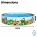 Pataugeoire gonflable pour enfants Bestway Dinosaures 183 x 38 cm