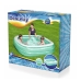 Bestway Piscine Gonflable 2 Chambres Rectangulaire 201x150x51 cm +6 Ans Jardin 54005