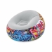 Inflatable Armchair Bestway Multicolour 112 x 112 x 66 cm Graffitti