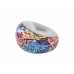 Inflatable Armchair Bestway Multicolour 112 x 112 x 66 cm Graffitti