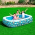 Bestway Aufblasbarer Pool Floral 3 Kammern 305x183x56 cm +6 Jahre Garten 54121