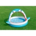 Bestway Aufblasbares Kinderbecken 2 Ringe Haifisch Sprinkler 163x127x92 cm +2 Jahre Garten 53157