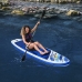 Φουσκωτή Κυματοσανίδα Paddle Surf με Αξεσουάρ Bestway Hydro-Force Πολύχρωμο 305 x 84 x 12 cm