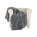 Coperta Home ESPRIT Grigio 130 x 170 cm