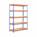 Bokhylla Simon Rack Bricoforte 1206-5 5 Hyllor 1500 kg 200 x 120 x 60 cm