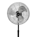 Álló Ventilátor EDM 33528 Matt fekete 80 W Ø 50 cm ipari