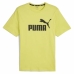 Camisola de Manga Curta Homem Puma ESS LOGO TEE 586667 66 Verde