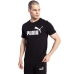 Ανδρική Μπλούζα με Κοντό Μανίκι Puma ESS LOGO TEE 586666 01 Μαύρο