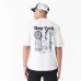 Herren Kurzarm-T-Shirt New Era MLB PLAYER GRPHC OS TEE NEYYAN 60435538 Weiß