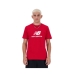 T-shirt med kortärm Herr New Balance  LOGO MT41502 TRE Röd