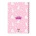 Caderno Disney Princess Magical Bege Cor de Rosa A4 80 Folhas