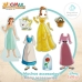 Figuren Disney Princess 45 Onderdelen 4 Stuks 9 x 20,5 x 1,2 cm