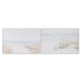 Schilderij Home ESPRIT Strand Mediterrane 120 x 4 x 80 cm (2 Stuks)