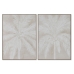 Quadro Home ESPRIT Palme Coloniale 90 x 4 x 120 cm (2 Unità)