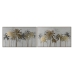 Tablou Home ESPRIT Palmieri Tropical 150 x 4 x 90 cm (2 Unități)
