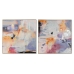 Malba Home ESPRIT Abstraktní Moderní/jazz 80 x 3,5 x 80 cm (2 kusů)