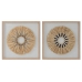 Painting Home ESPRIT Modern Circles 60 x 3,5 x 60 cm (2 Units)