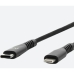 USB-C auf Lightning Verbindungskabel Mobilis 001343 Schwarz 1 m