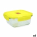 Boîte à lunch hermétique Luminarc Pure Box Holy Jaune verre Carré 1,22 L (6 Unités)