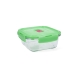 Lunchbox hermetisch Luminarc Pure Box Holy grün Glas karriert 760 ml (6 Stück)