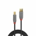 USB kabel LINDY 36744 5 m Černý Šedý