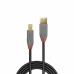 USB kábel LINDY 36744 5 m Čierna Sivá